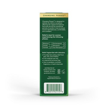 Good Clean Love Relief Vaginal Gel With Lidocaine, 1 oz