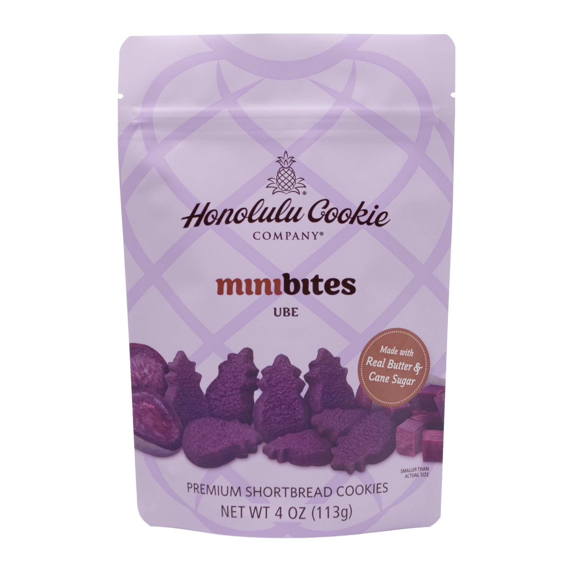 Honolulu Cookie Company Ube Shortbread Minibites, 4 oz | Central