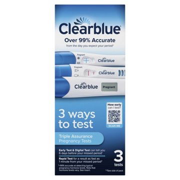 Clearblue Triple Assurance Pregnancy Tests, 3 ct
