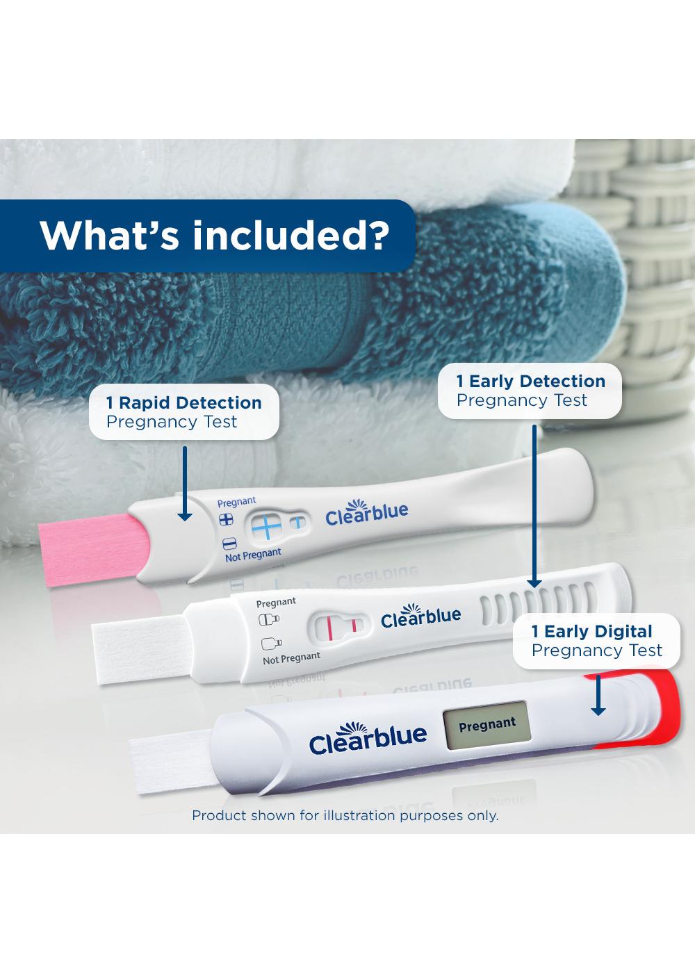 Clearblue Triple Assurance Pregnancy Tests; image 8 of 9