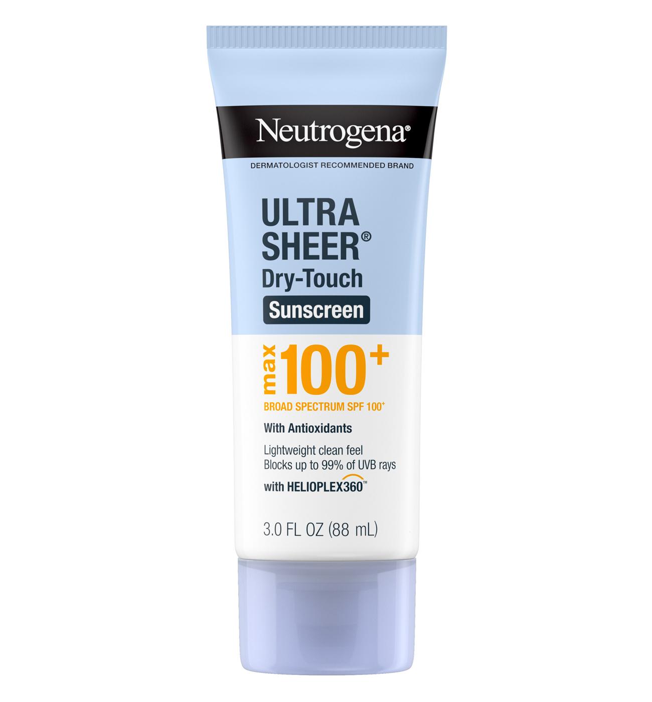 Neutrogena Ultra Sheer Dry-Touch Sunscren - SPF 100; image 1 of 2