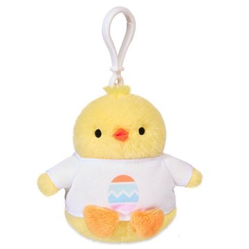 American Greetings Easter Plush Chick Backpack Clip, 3.5" x 3.5"