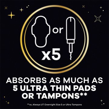Always ZZZ Overnight Disposable Period Underwear - XL XXL