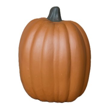 Blue Orange Pottery Clay Pumpkin - Orange, Medium