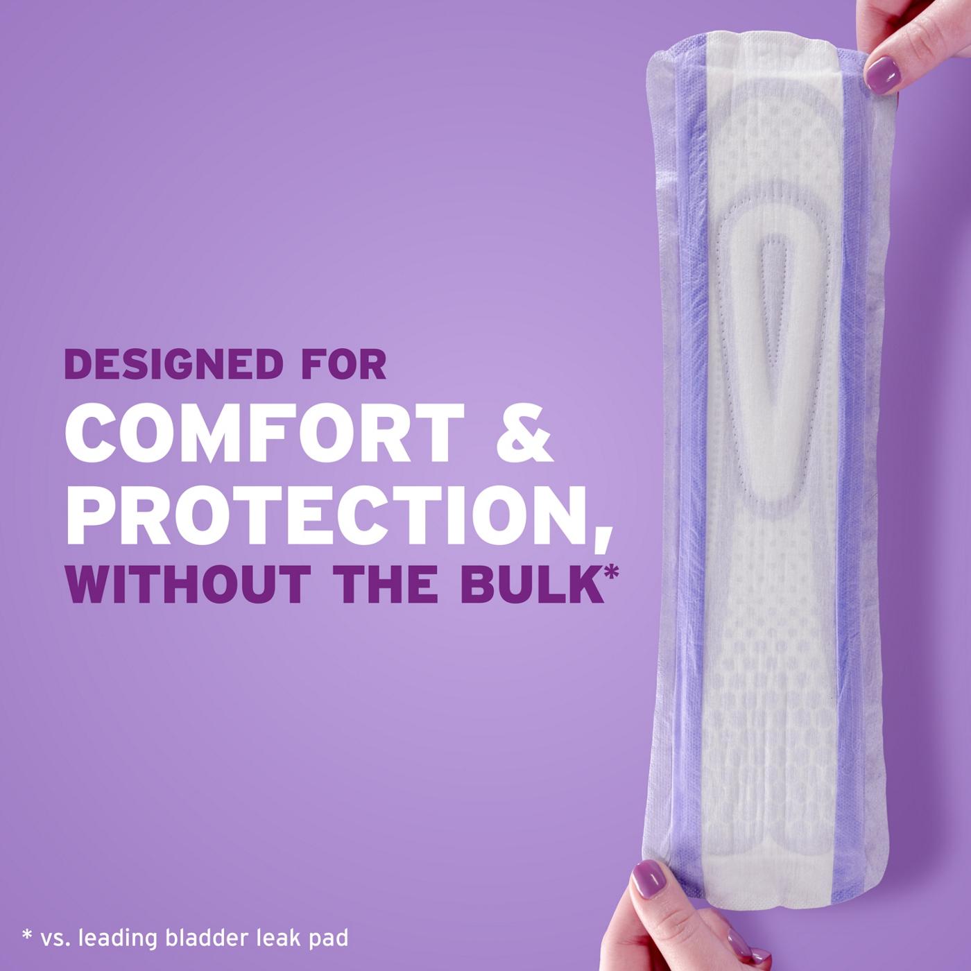 Poise Ultra Thin Incontinence Pads, 7 Drop Ultra Absorbency, Long Length; image 4 of 5