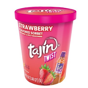Tajin Twist Strawberry Sorbet, 34 oz