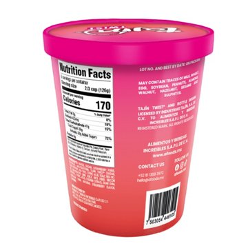 Tajin Twist Strawberry Sorbet, 34 oz