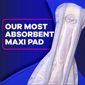Always Maxi Max Protect Overnight Pads with Wings - Ultimate Heavy Size 6
