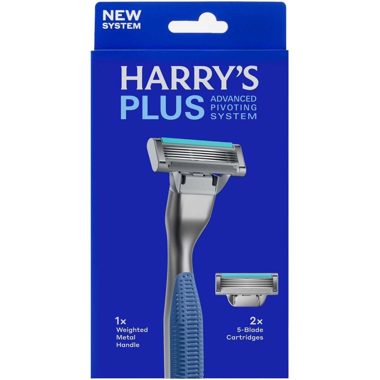 Harry's Plus Pivoting Razor & 5-Blade Refills - Shop Razors & blades at ...