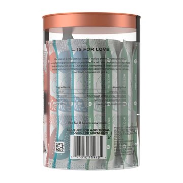 L. Organic Cotton Core Tampon Multipack - Regular, Super, Super Plus