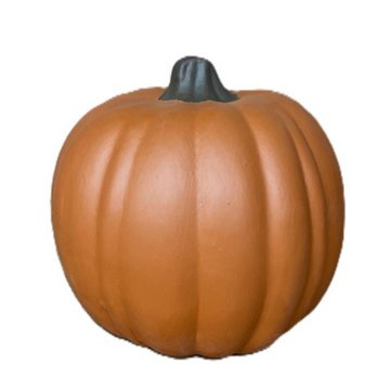 Blue Orange Pottery Clay Pumpkin - Orange, Small