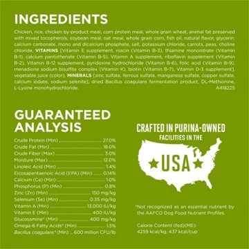 Purina ONE Whole Body Support Adult Dry Dog Food - Chicken