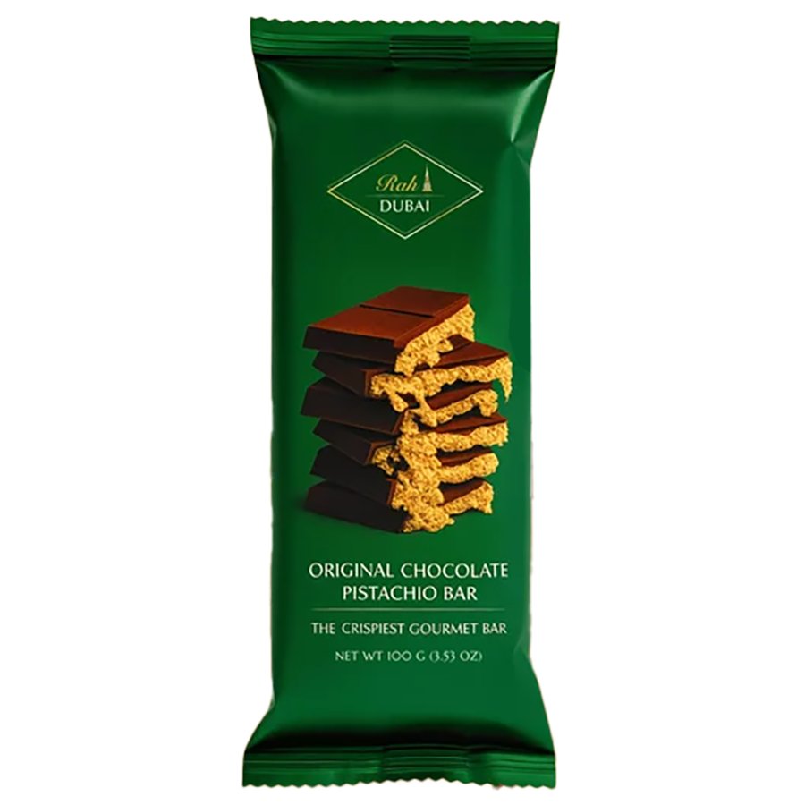 Rah Original Chocolate Pistachio Bar, 3.53 oz | Central Market - Really ...