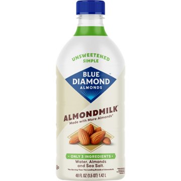 Blue Diamond Unsweetened Simple Almond Milk