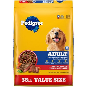 Pedigree Adult Dog Food - Grilled Steak & Vegetable