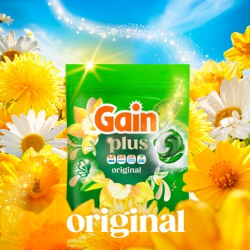 Gain Plus Flings Laundry Detergent Pacs - Original Scent