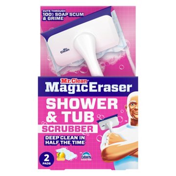 Mr. Clean Magic Eraser Shower & Tub Scrubber - Lemon