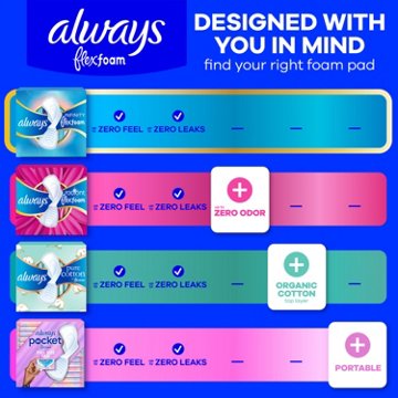 Always Infinity FlexFoam Extra Heavy Overnight Pad
