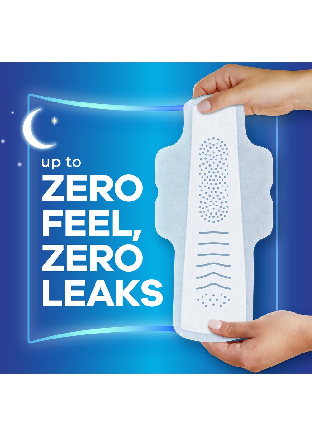 Always Infinity FlexFoam Extra Heavy Overnight Pad; image 5 of 6