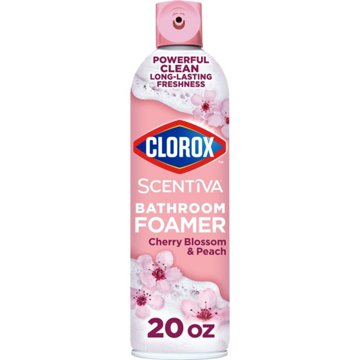 Clorox Scentiva Bathroom Foamer - Cherry Blossom & Peach