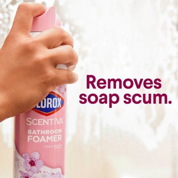 Clorox Scentiva Bathroom Foamer - Cherry Blossom & Peach