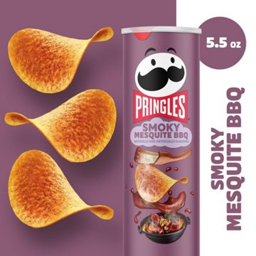 Pringles Smoky Mesquite BBQ Potato Crisps Chips