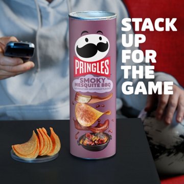 Pringles Smoky Mesquite BBQ Potato Crisps Chips