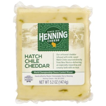 Henning Cheese Hatch Chile Cheddar