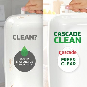 Cascade Free & Clear Dishwasher Pods - Unscented