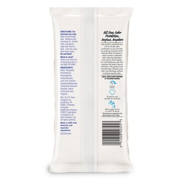 Summer's Eve Cleansing Cloths Ultimate Odor Protection with Boric Acid, 32 ct