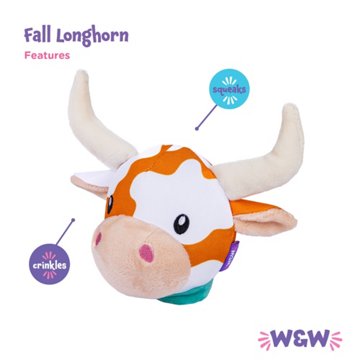 Woof & Whiskers Longhorn Squeak Dog Toy