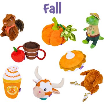 Woof & Whiskers Orange Pumpkin Dog Toy