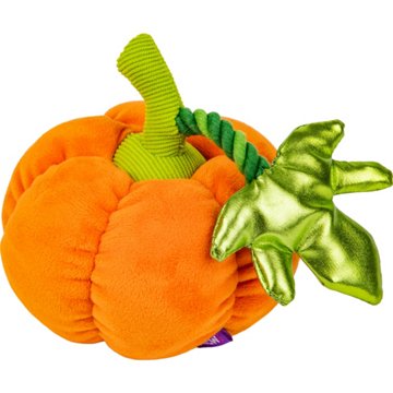 Woof & Whiskers Orange Pumpkin Dog Toy