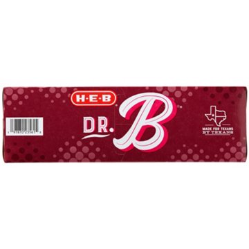 H-E-B Dr. B Soda 24 pk Cans, 12 oz