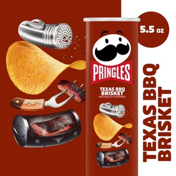 Pringles Texas BBQ Brisket Potato Crisps Chips