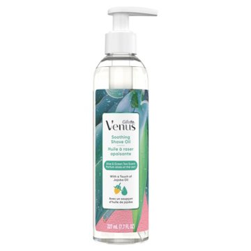 Venus Soothing Shave Oil, Aloe & Green Tea Scent