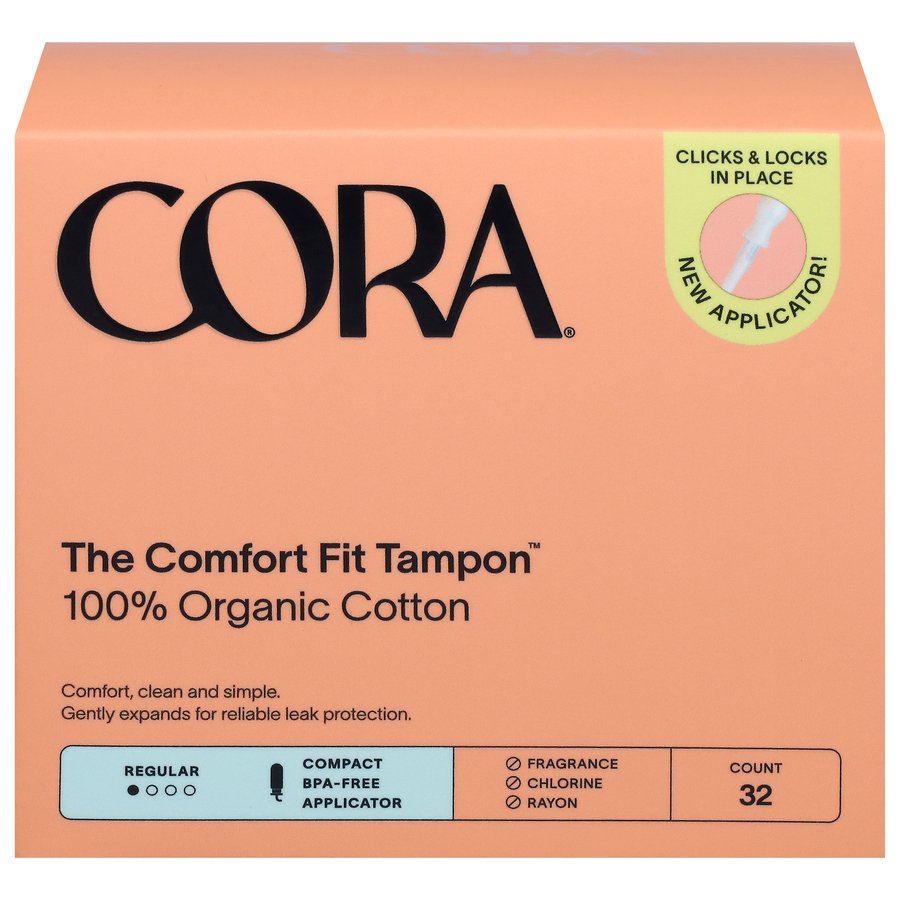 Cora The Comfort Fit Tampon - Regular - Shop Tampons at H-E-B