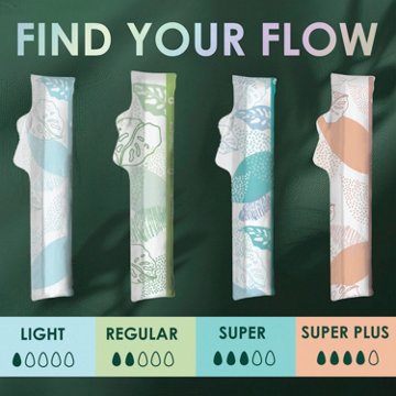 L. Tampons, Made with Organic Cotton, Super/Super Plus Absorbency, Multipack, Made Without Synthetic Pesticides, Rayon or Fragrances, 36 CT, 36 ct