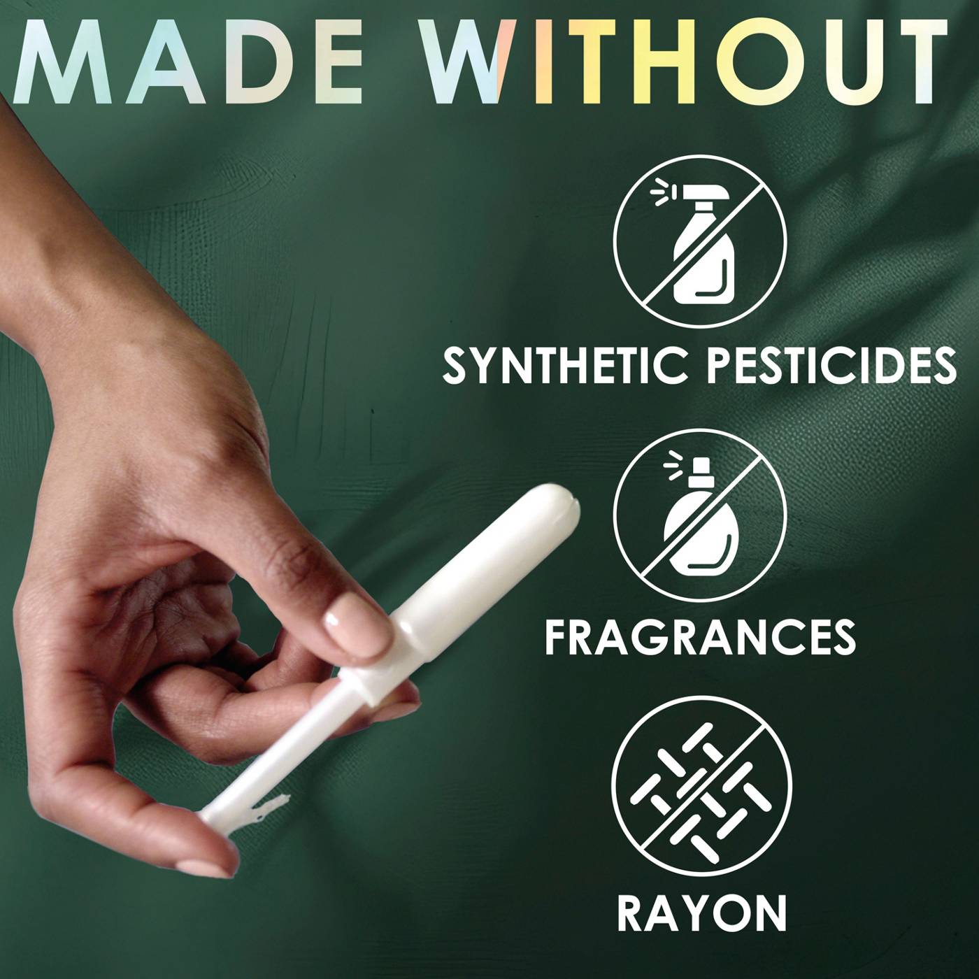 L. Tampons, Made with Organic Cotton, Super/Super Plus Absorbency, Multipack, Made Without Synthetic Pesticides, Rayon or Fragrances, 36 CT; image 8 of 10