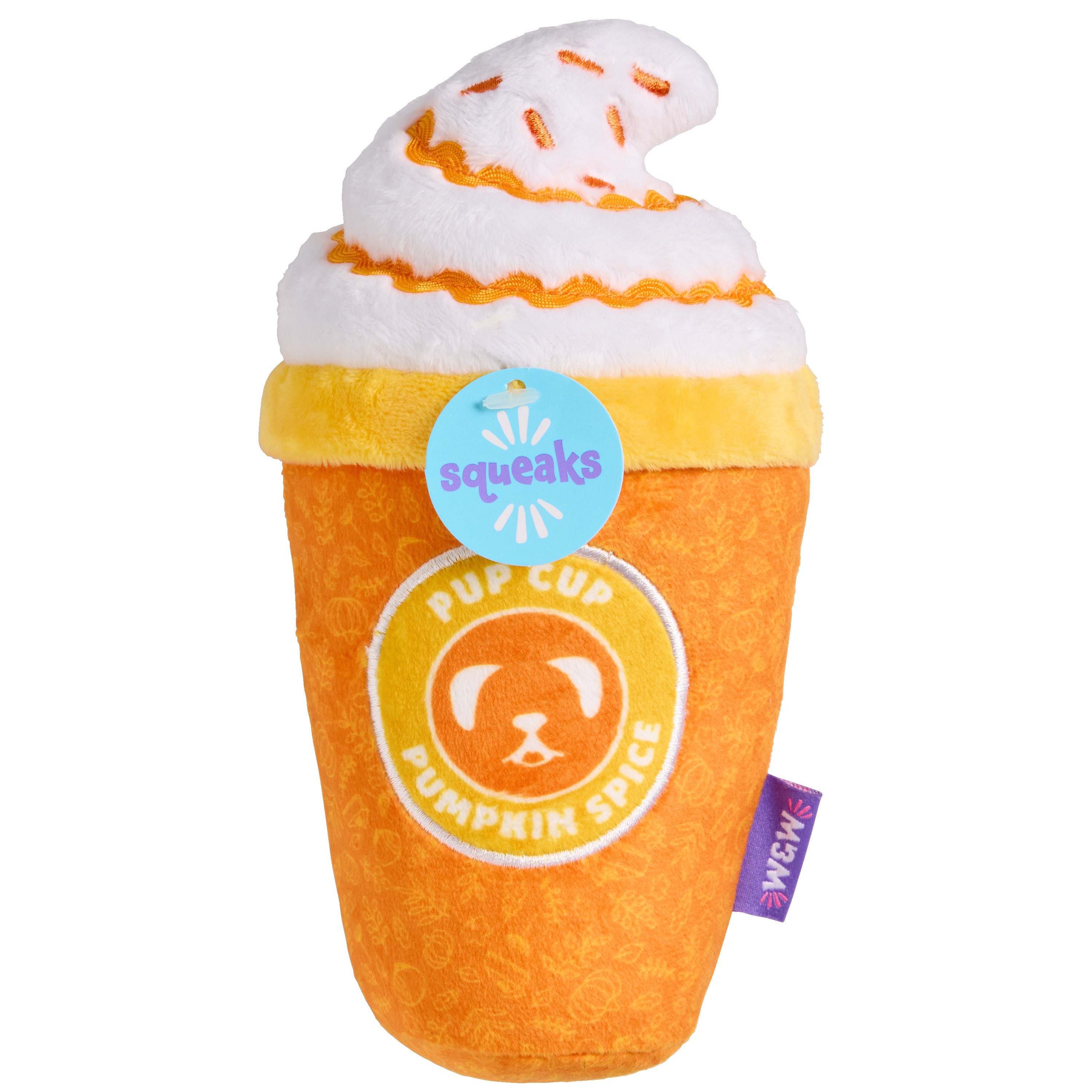 Woof & Whiskers Pumpkin Latte Dog Toy - Shop Plush toys at H-E-B