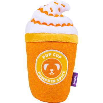 Woof & Whiskers Pumpkin Latte Dog Toy