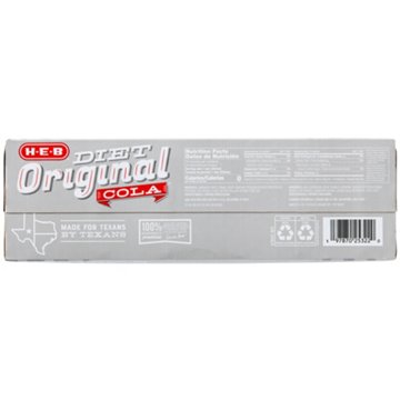 H-E-B Diet Original Cola 24 pk Cans, 12 oz