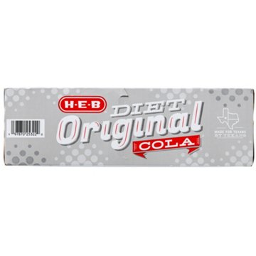 H-E-B Diet Original Cola 24 pk Cans, 12 oz