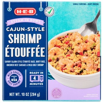 H-E-B Frozen Steam in Bowl - Cajun-Style Shrimp Etouffee