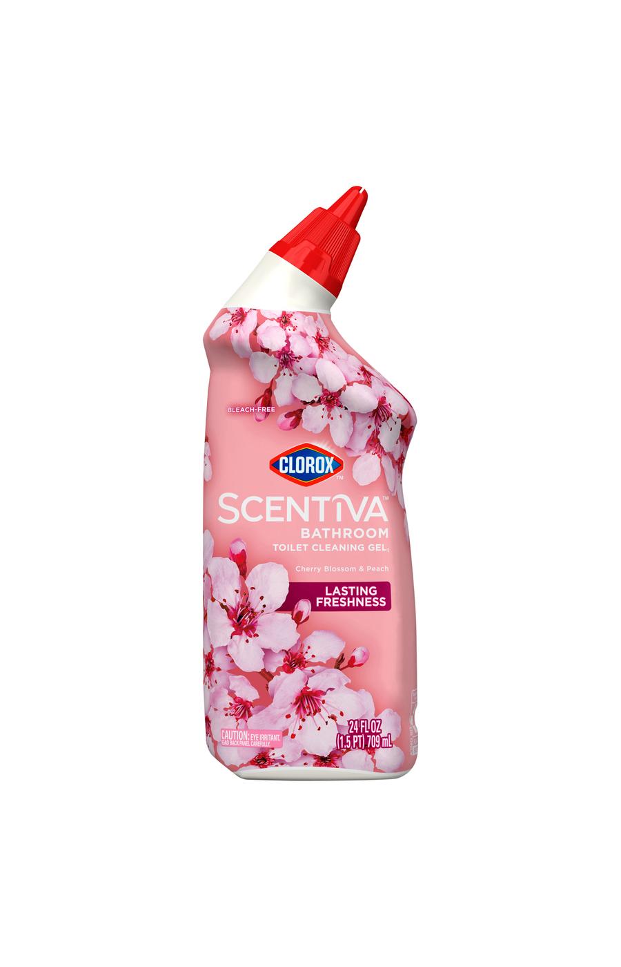 Clorox Scentiva Toilet Bowl Cleaner - Cherry Blossom & Peach; image 1 of 2