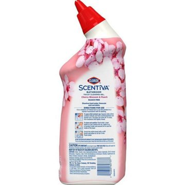 Clorox Scentiva Toilet Bowl Cleaner - Cherry Blossom & Peach, 24 oz