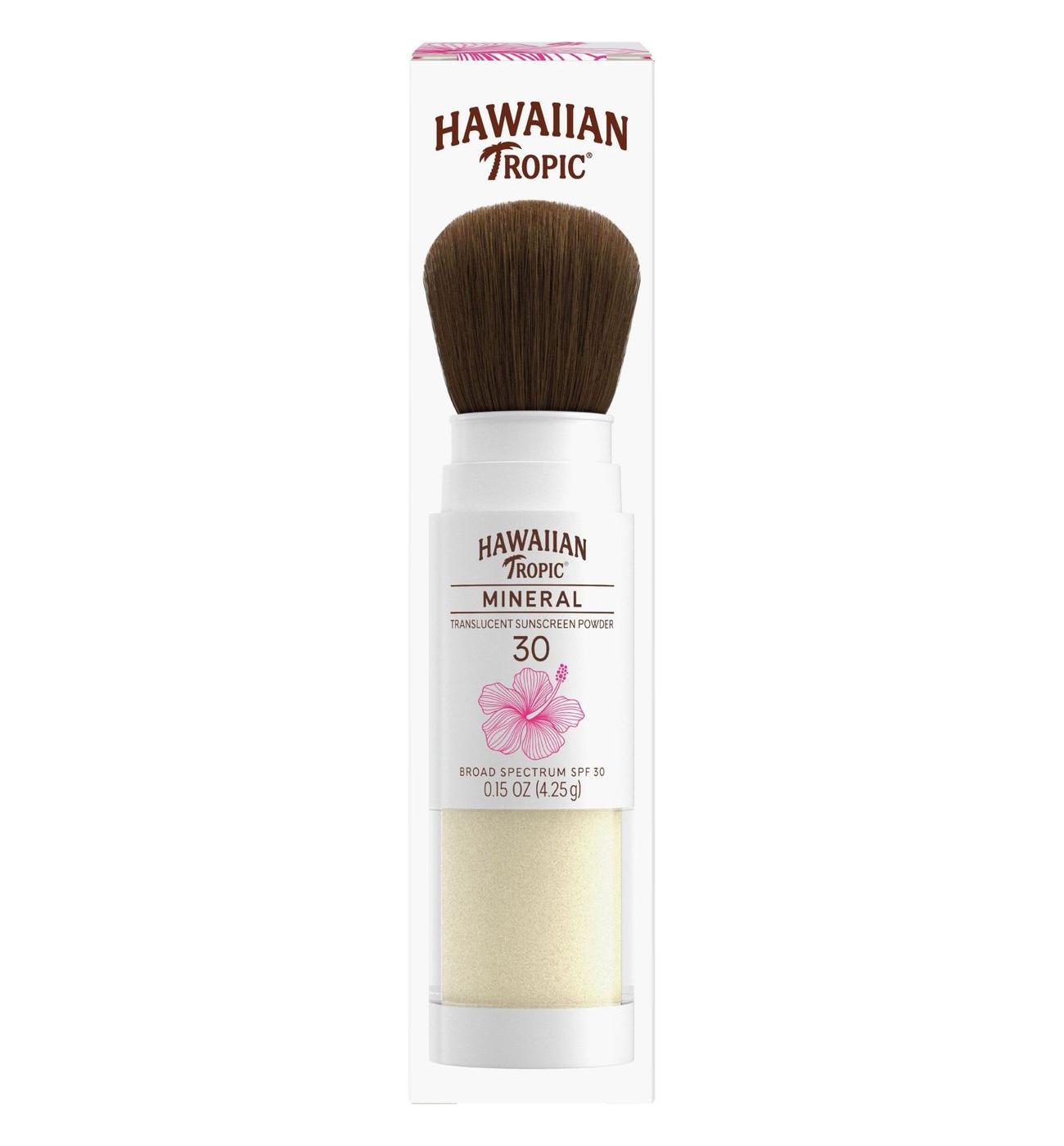 Hawaiian Tropic Mineral Face Powder Sunscreen Brush - SPF 30; image 1 of 2