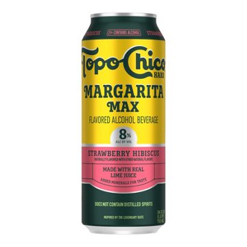 Topo Chico Hard Margarita Can - Strawberry Hibiscus, 24 oz