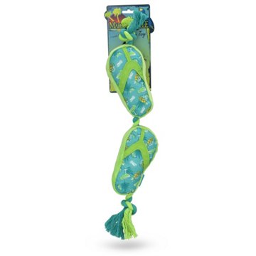 Multipet Margaritaville Flip Flop Rope Dog Toy
