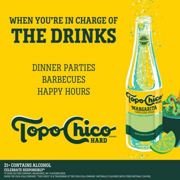 Topo Chico Hard Margarita 6 pk Bottles - Signature Margarita, 12 oz